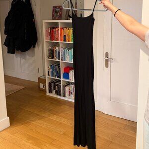 SKIMS Black Maxi Dress